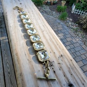 Retro Glam Crystal Stone bracelet